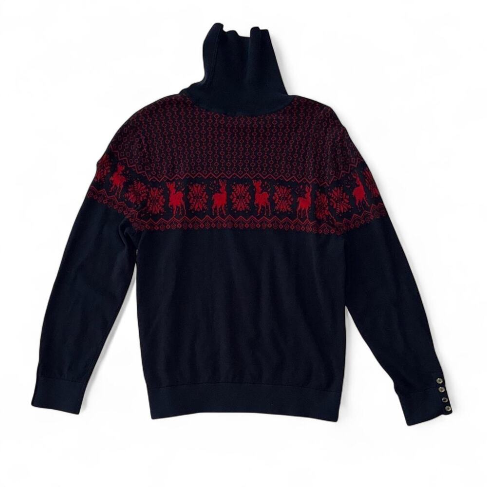 Tommy snowflake stella turtleneck sweater